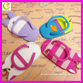 silicone slipper keychain promotion gifts 3d keychain